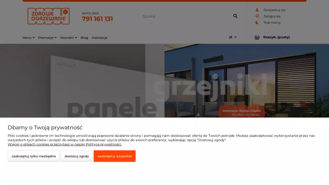 Grzejniki na podczerwień | Sklep internetowy ZdroweOgrzewanie.pl